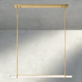 Audubon Crystal Linear Single Bar Chandelier-Briglighting