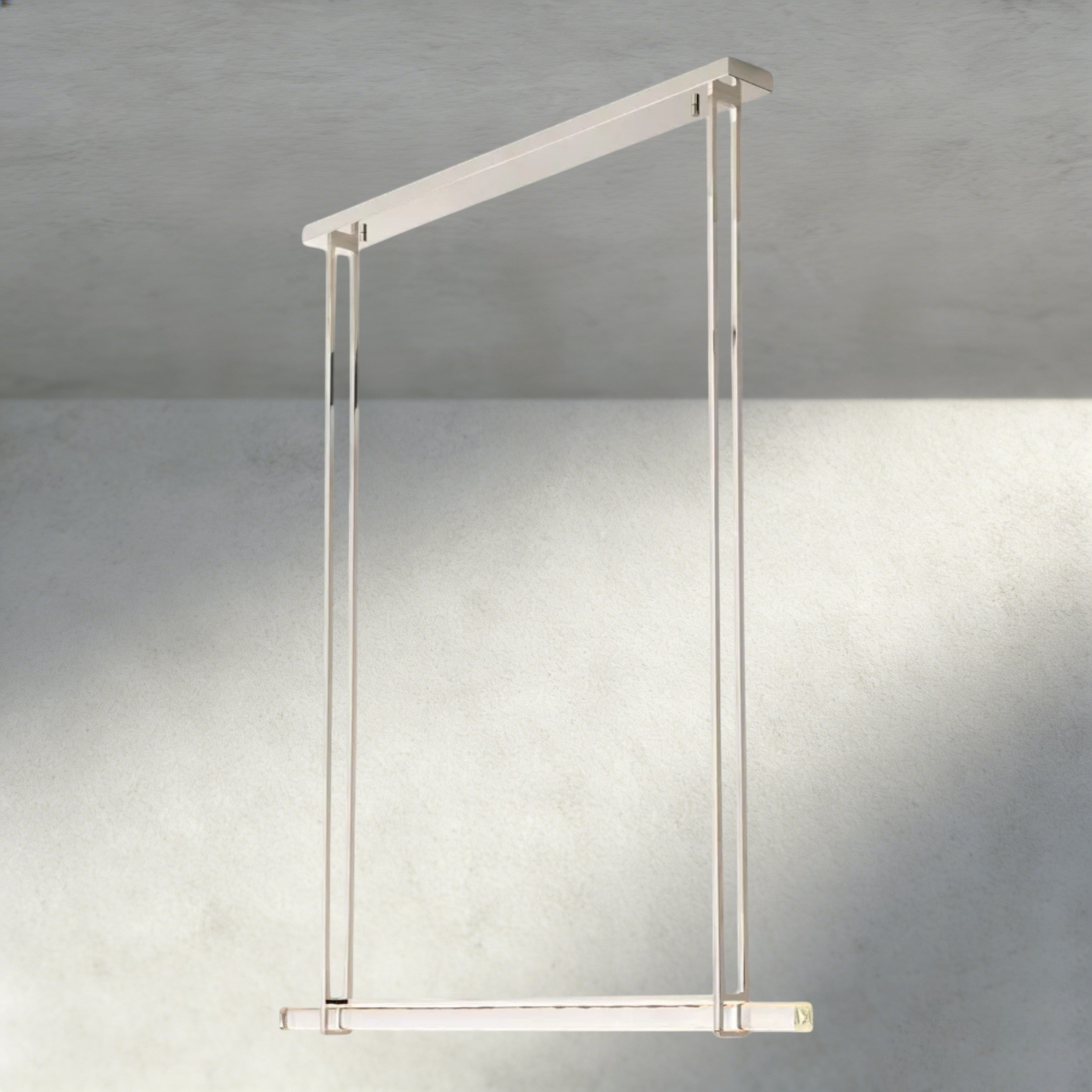 Audubon Crystal Linear Single Bar Chandelier-Briglighting