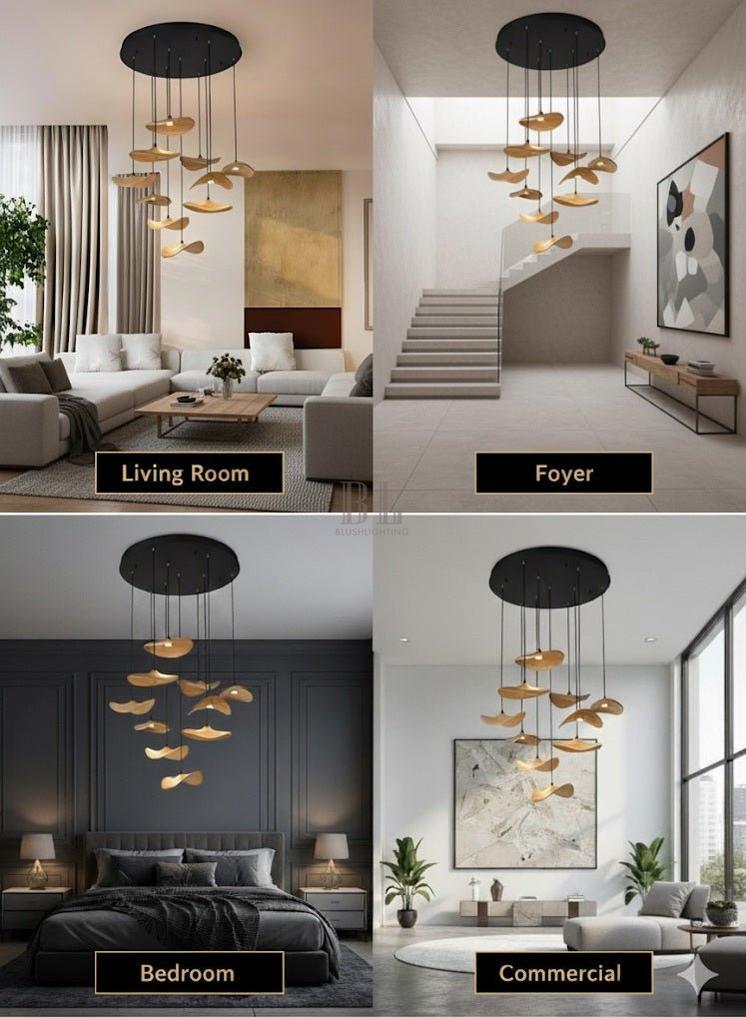 Bidi Multi Light Pendant Chandelier-Briglighting