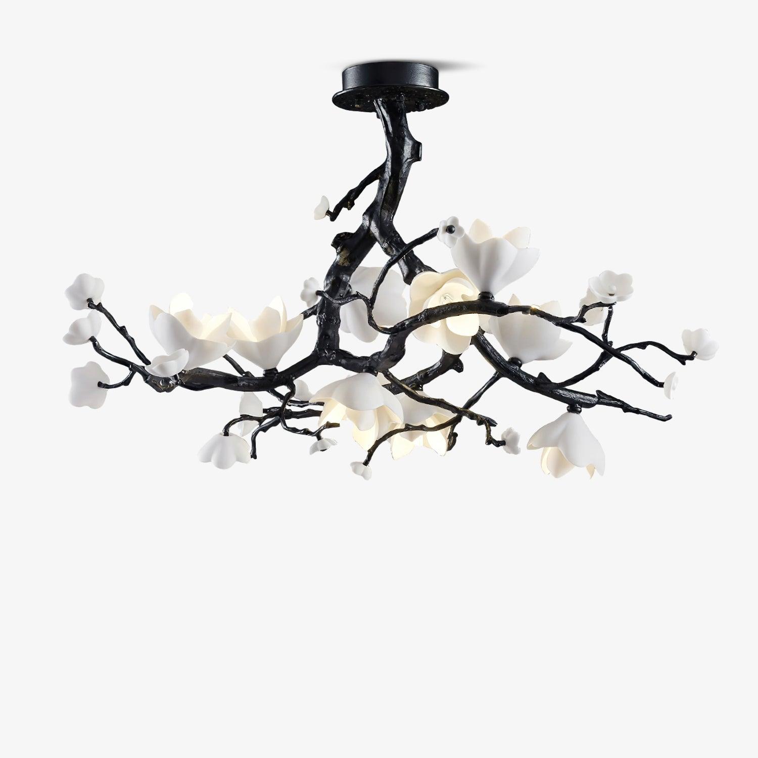 Black Branch Copper Tree Chandelier-Briglighting