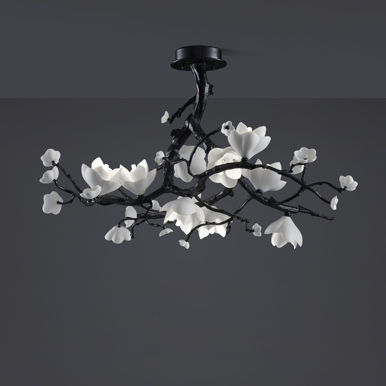 Black Branch Copper Tree Chandelier-Briglighting