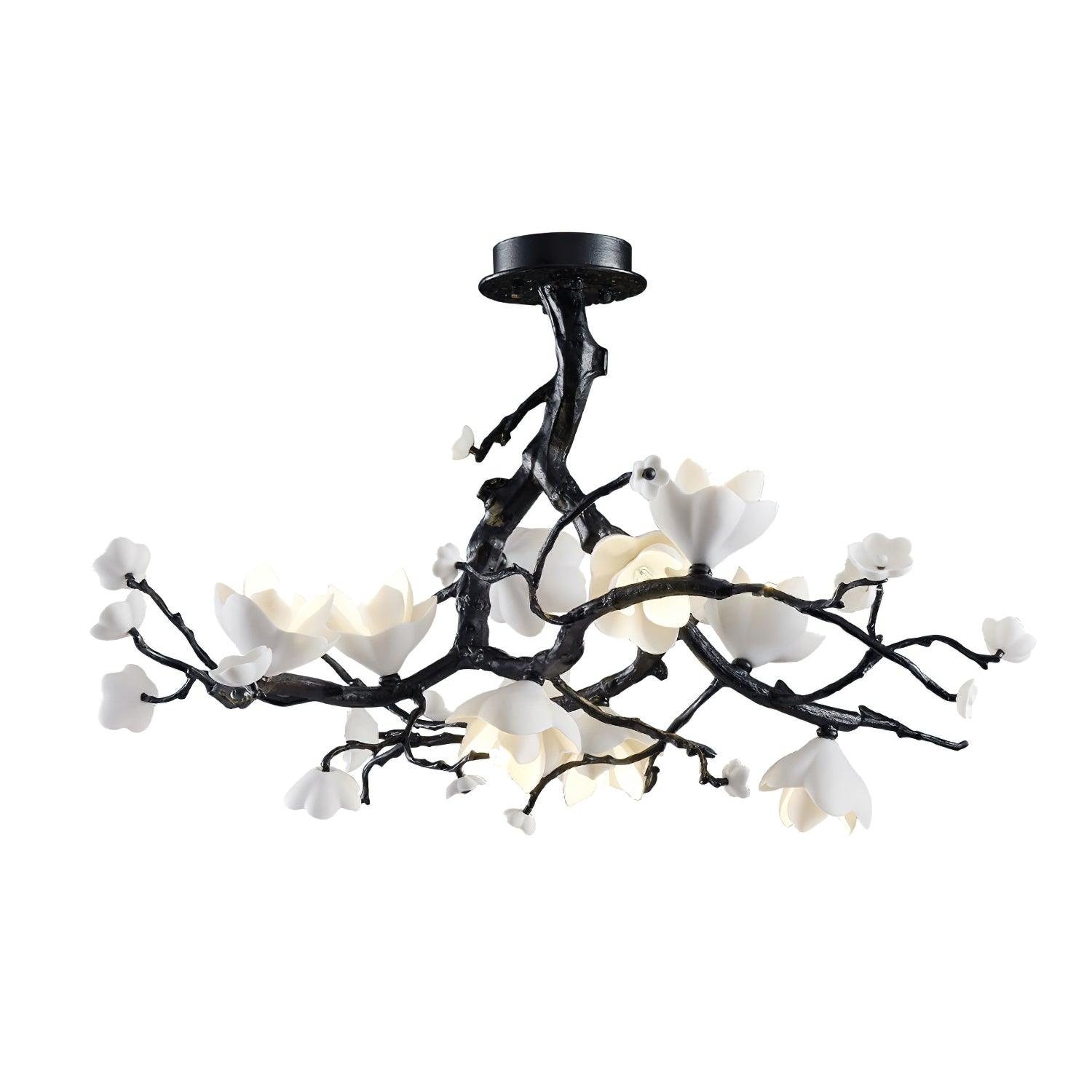 Black Branch Copper Tree Chandelier-Briglighting