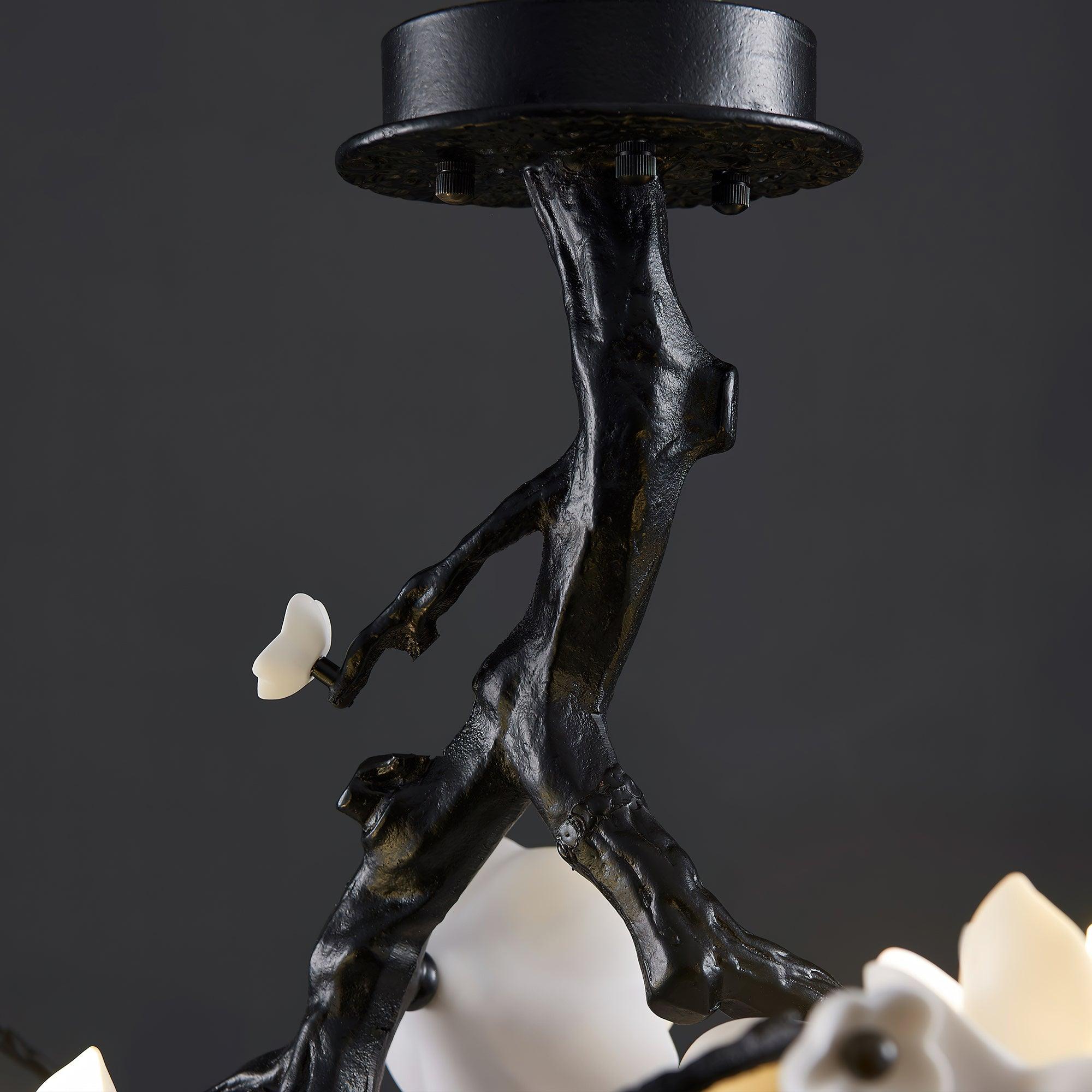 Black Branch Copper Tree Chandelier-Briglighting