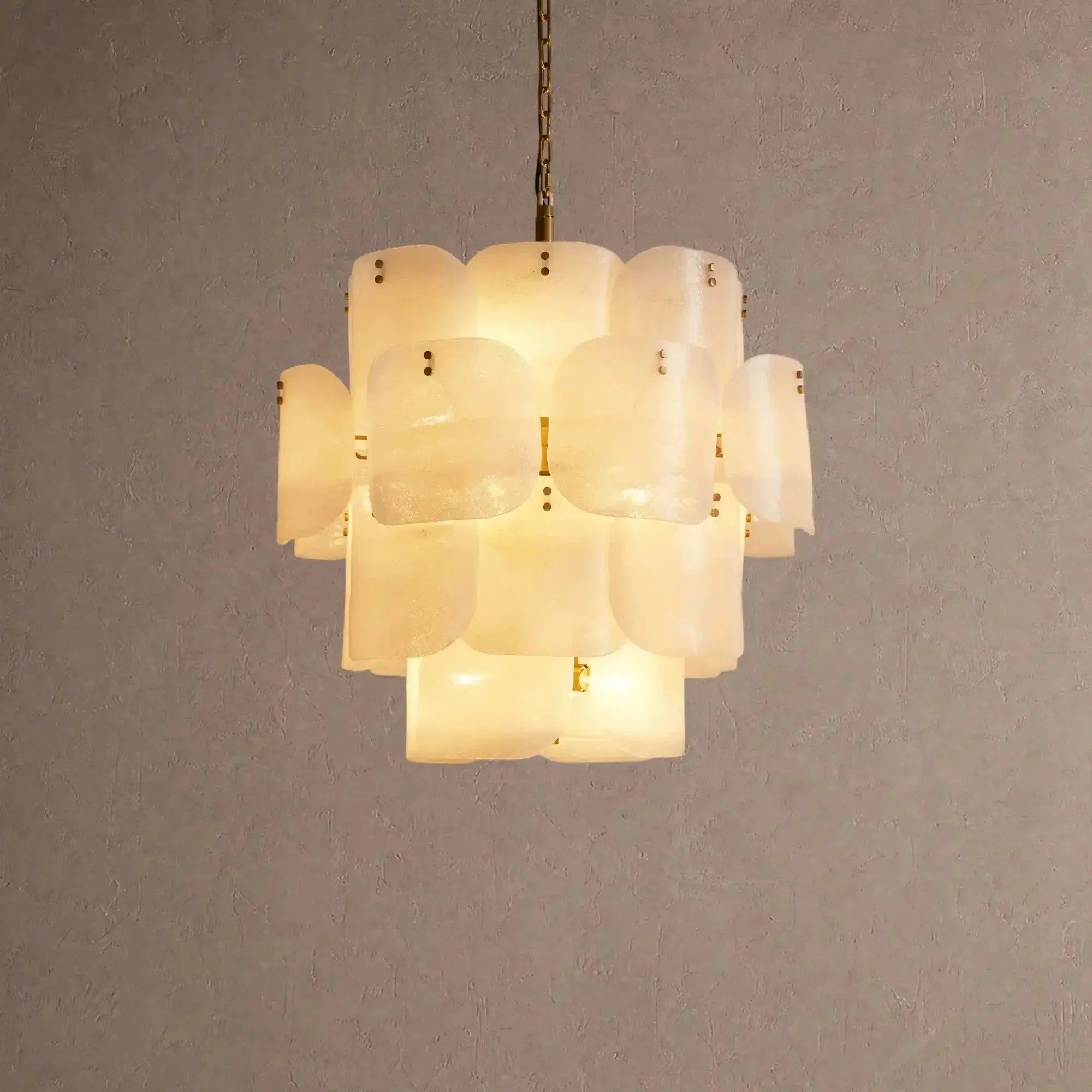 Blaire Round Chandelier - WhiteBriglighting