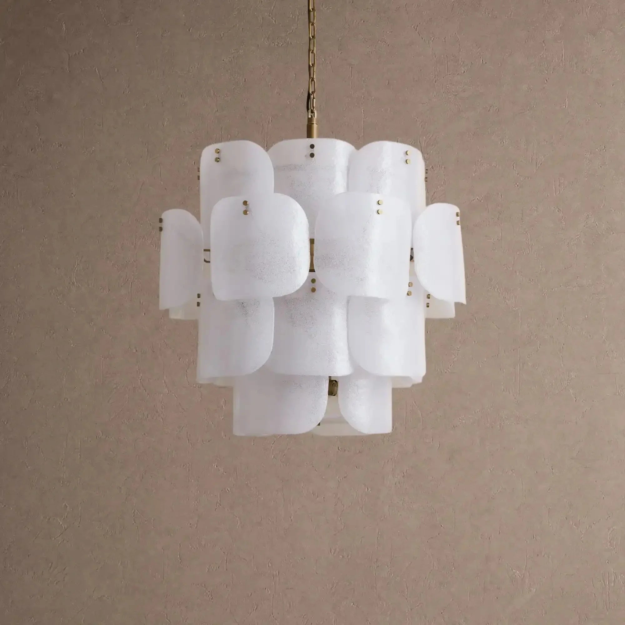 Blaire Round Chandelier - WhiteBriglighting