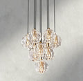 Boule De Cristal Clear/ Smoke Glass Round Cluster Chandelier 14", 19", 24", 30", 40"-Briglighting