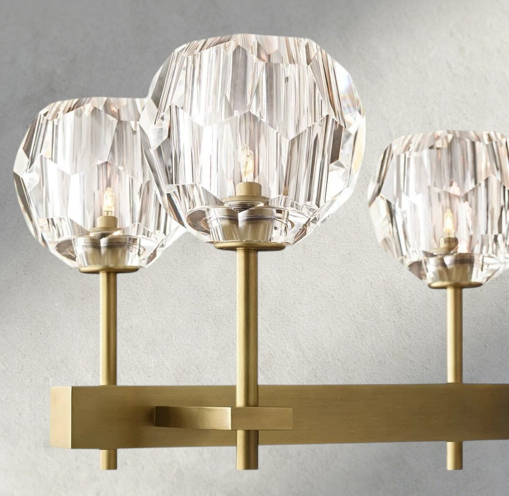 Boule De Cristal Double Linear Chandelier 60"-Briglighting