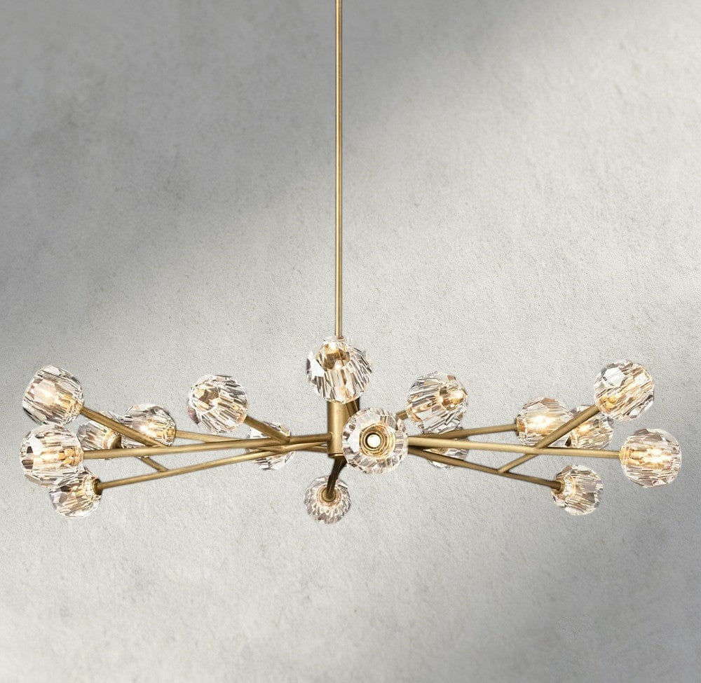 Boule De Cristal Round Chandelier 24", 36", 48", 60", 72"-Briglighting