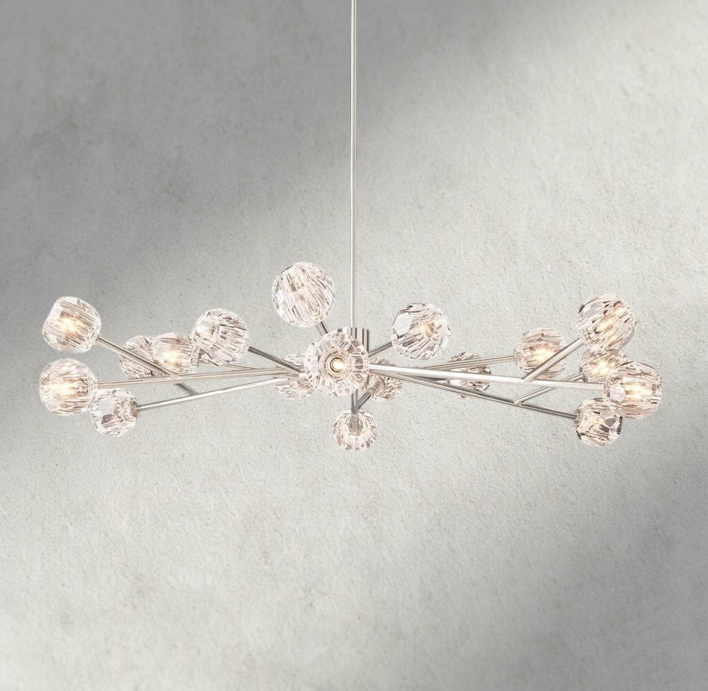 Boule De Cristal Round Chandelier 24", 36", 48", 60", 72"-Briglighting
