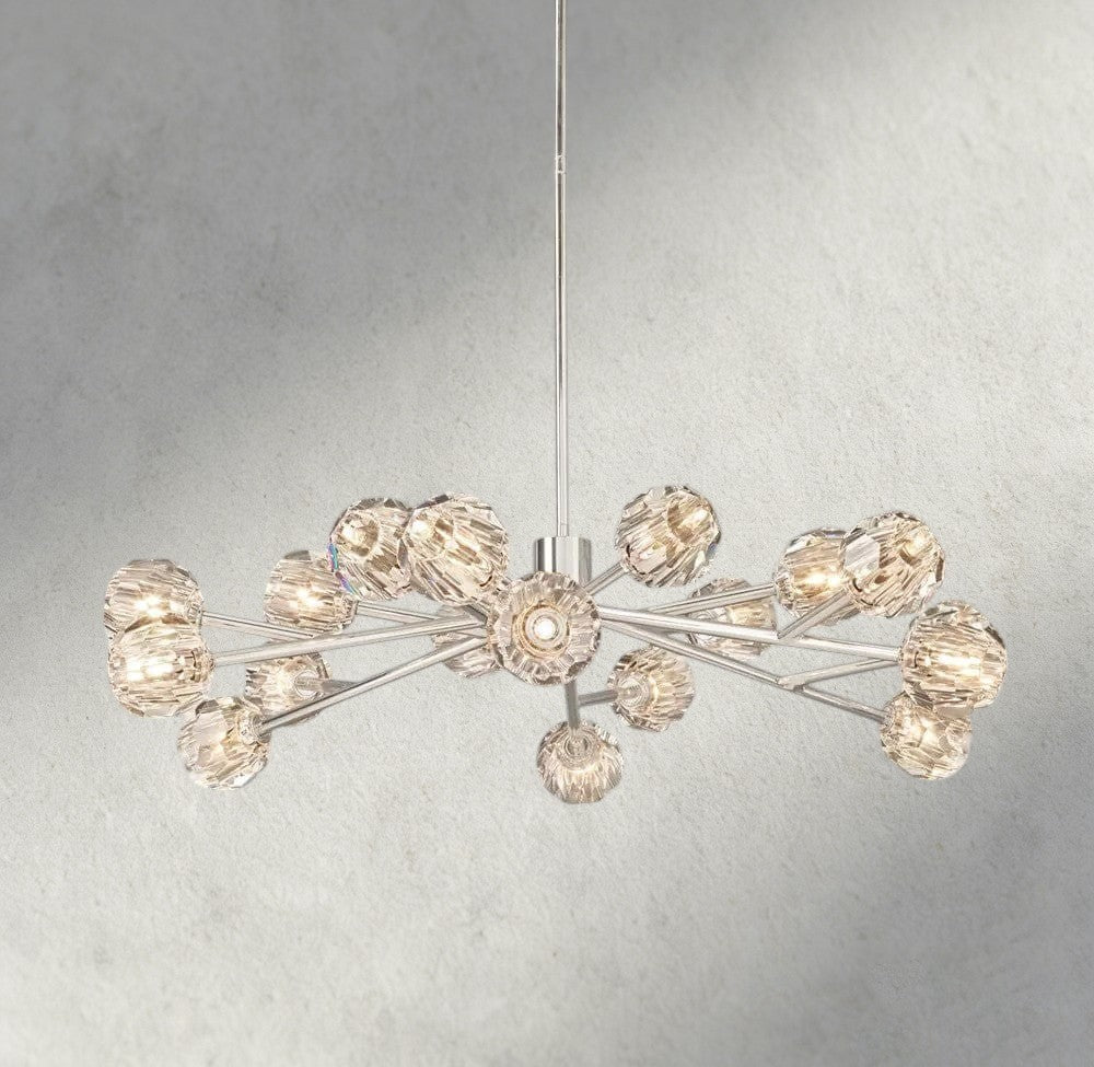 Boule De Cristal Round Chandelier 24", 36", 48", 60", 72"-Briglighting