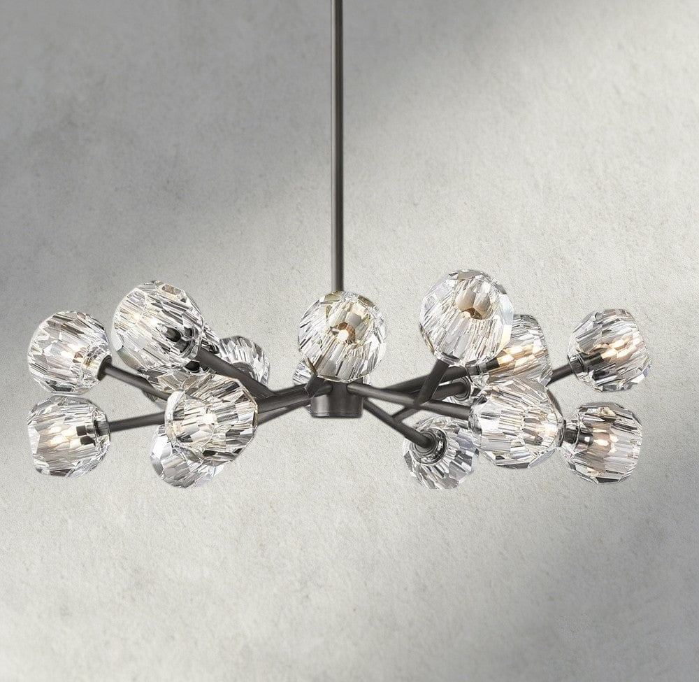 Boule De Cristal Round Chandelier 24", 36", 48", 60", 72"-Briglighting
