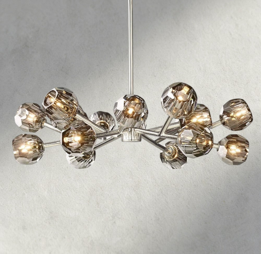 Boule De Cristal Round Chandelier 24", 36", 48", 60", 72"-Briglighting