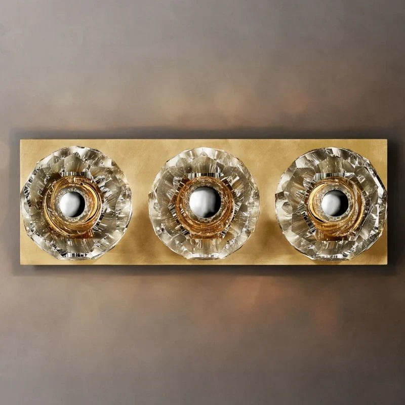 Boule De Crystal Ball Linear Short Wall Sconce-Briglighting