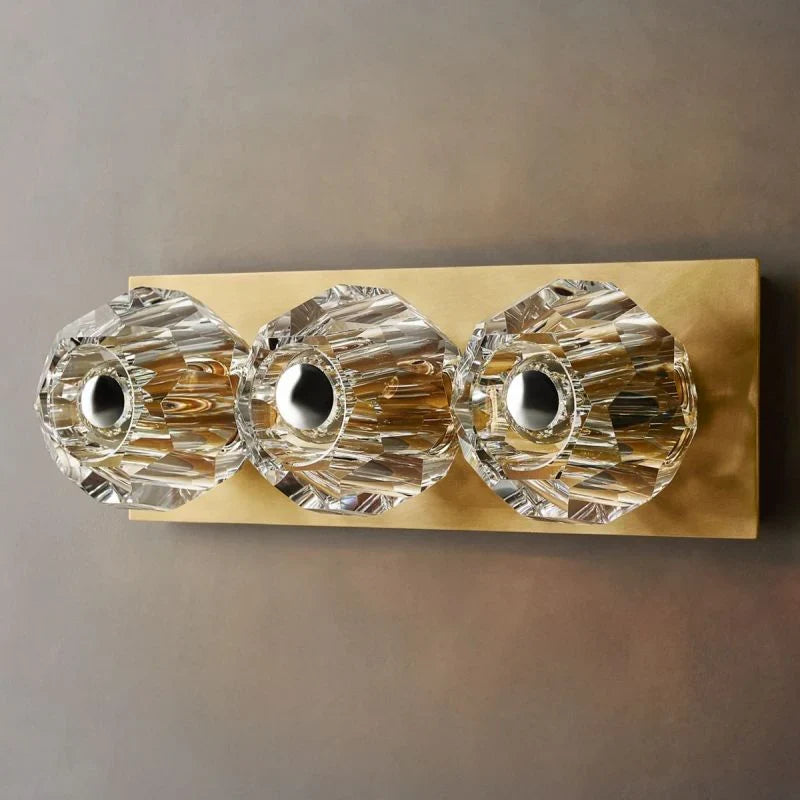 Boule De Crystal Ball Linear Short Wall Sconce-Briglighting