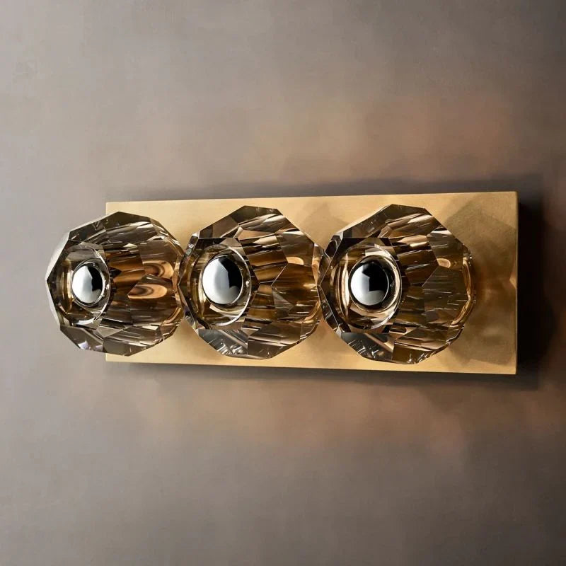 Boule De Crystal Ball Linear Short Wall Sconce-Briglighting