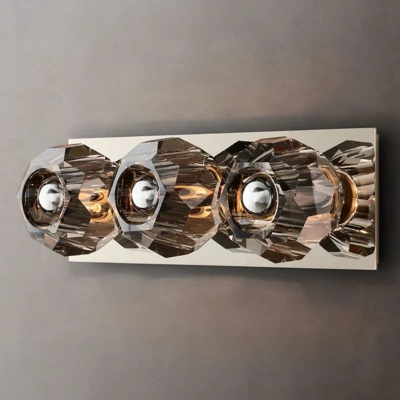Boule De Crystal Ball Linear Short Wall Sconce-Briglighting