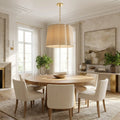 Fabric Drum Pendant Light