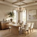 Modern Six-Light Chandelier