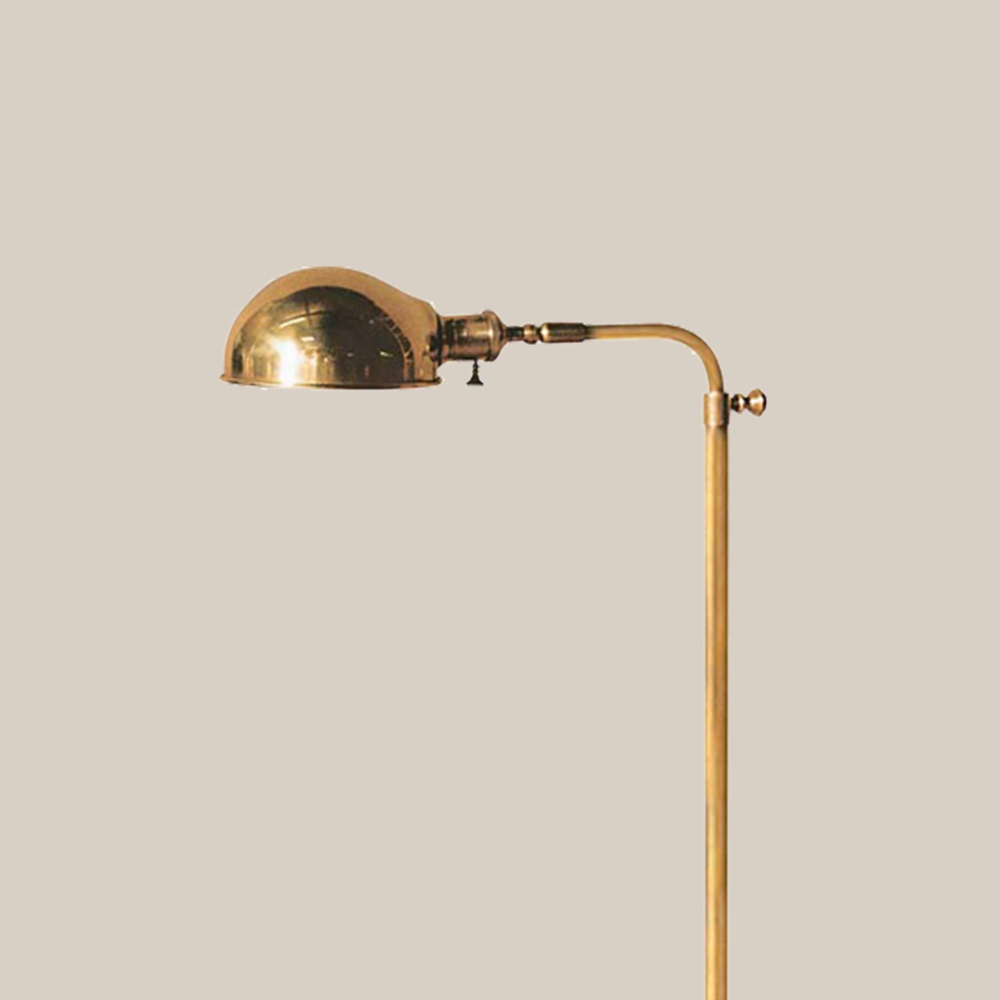 Adjustable Brass Floor Lamp