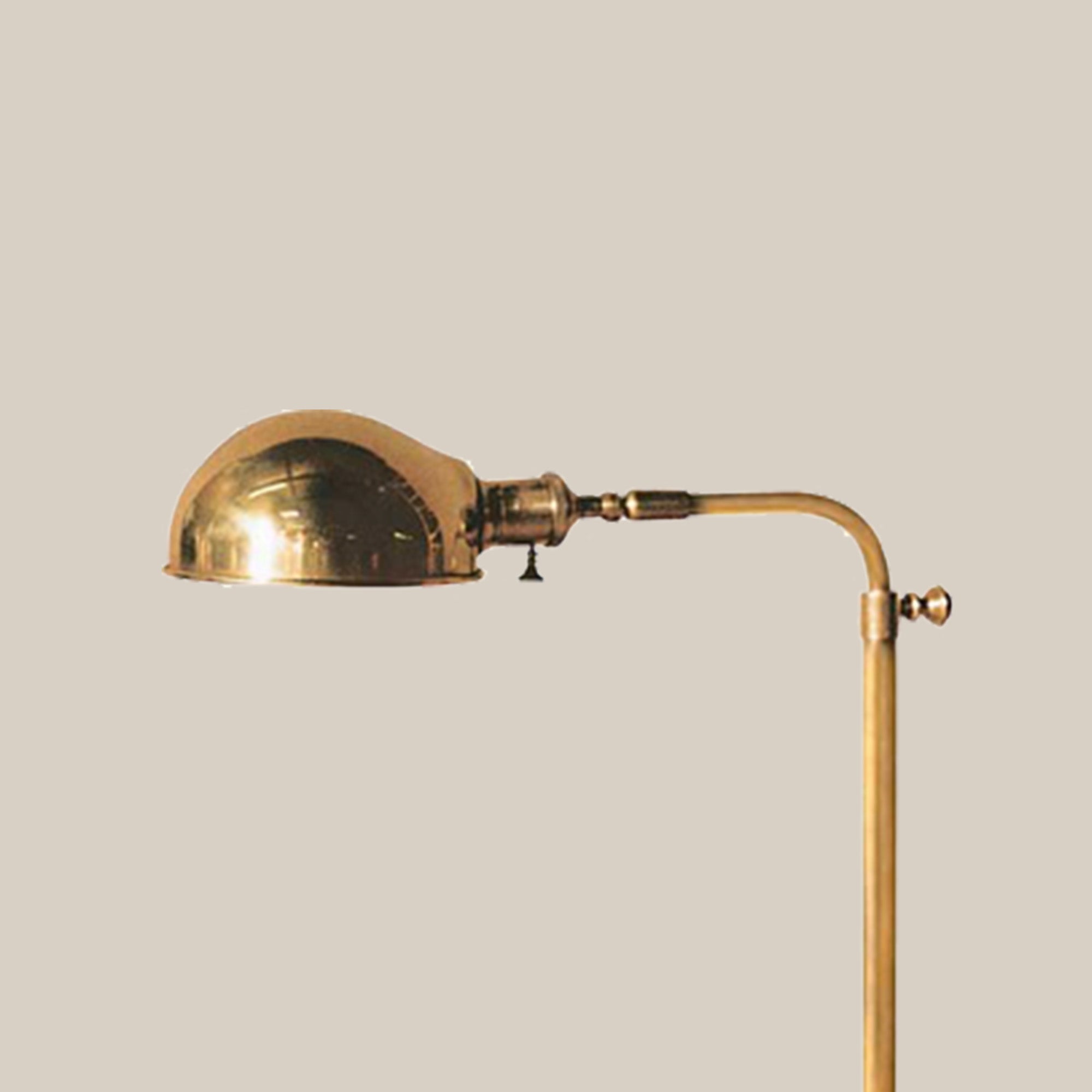 Adjustable Brass Floor Lamp
