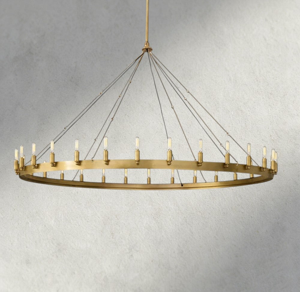 Camino Round Outdoor Chandelier 26", 38", 50", 63", 73"-chandelier-Briglighting