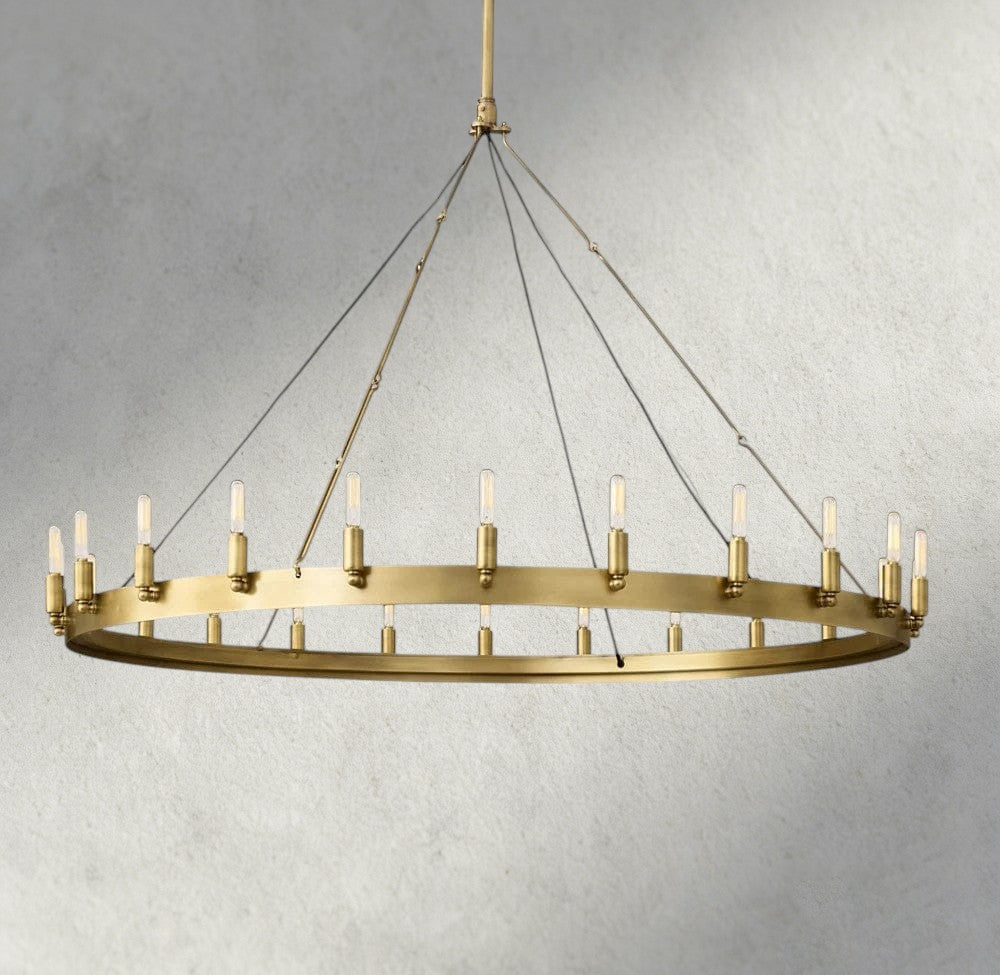 Camino Round Outdoor Chandelier 26", 38", 50", 63", 73"-chandelier-Briglighting
