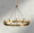 Camino Round Outdoor Chandelier 26", 38", 50", 63", 73"-chandelier-Briglighting