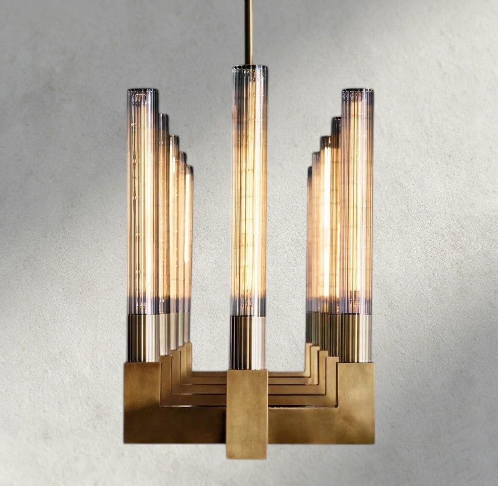 Cannele Linear Chandelier 55", 67"-chandelier-Briglighting