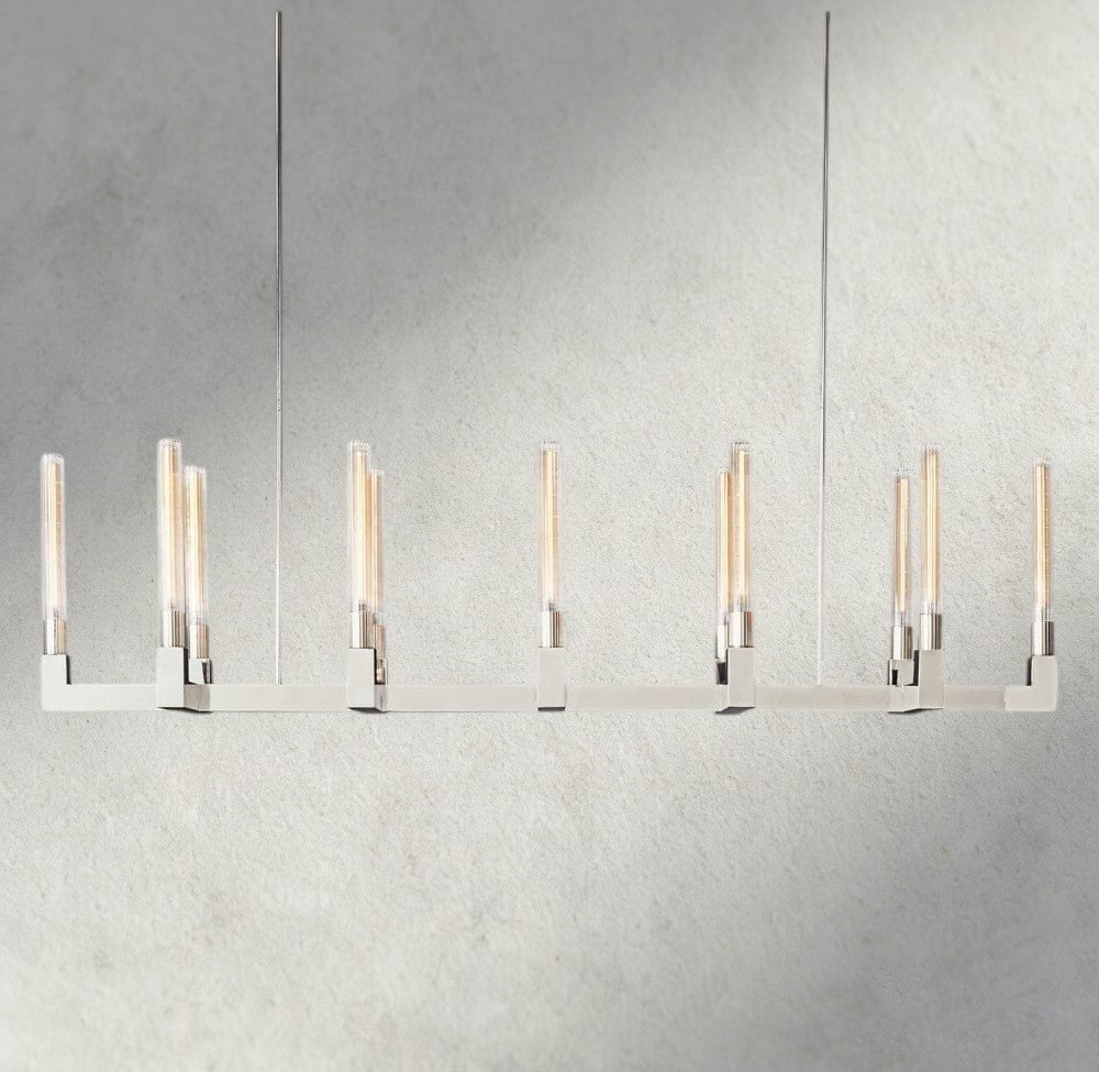 Cannele Linear Chandelier 55", 67"-chandelier-Briglighting
