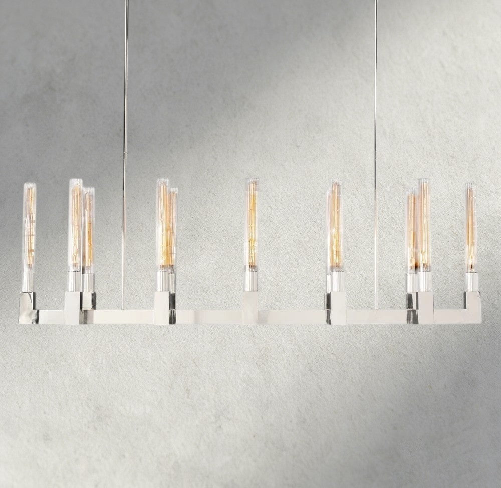 Cannele Linear Chandelier 55", 67"-chandelier-Briglighting