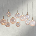 55" / Crackle Casen Linear Chandelier 55", 65"