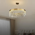 Zara Gold Crystal Chandelier for Living Room & Dining Room-Crystal Chandelier-Briglighting