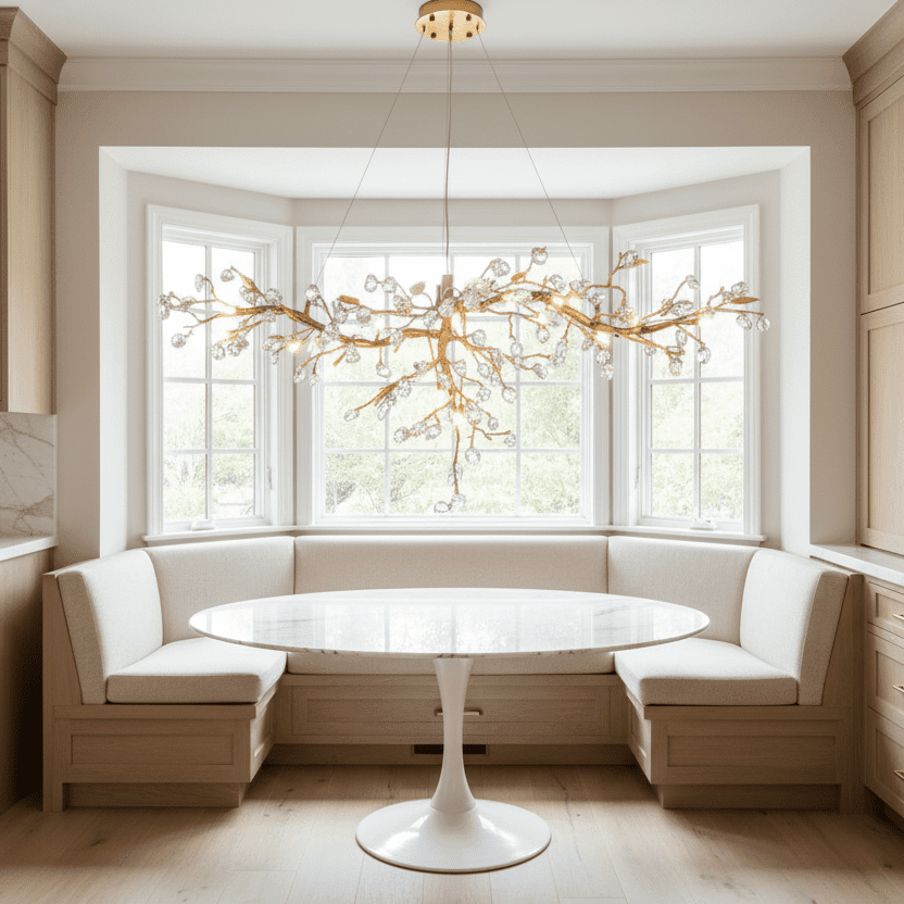 Cherry Blossom Branch Tree Chandelier-Briglighting