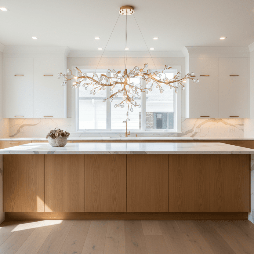 Cherry Blossom Branch Tree Chandelier-Briglighting
