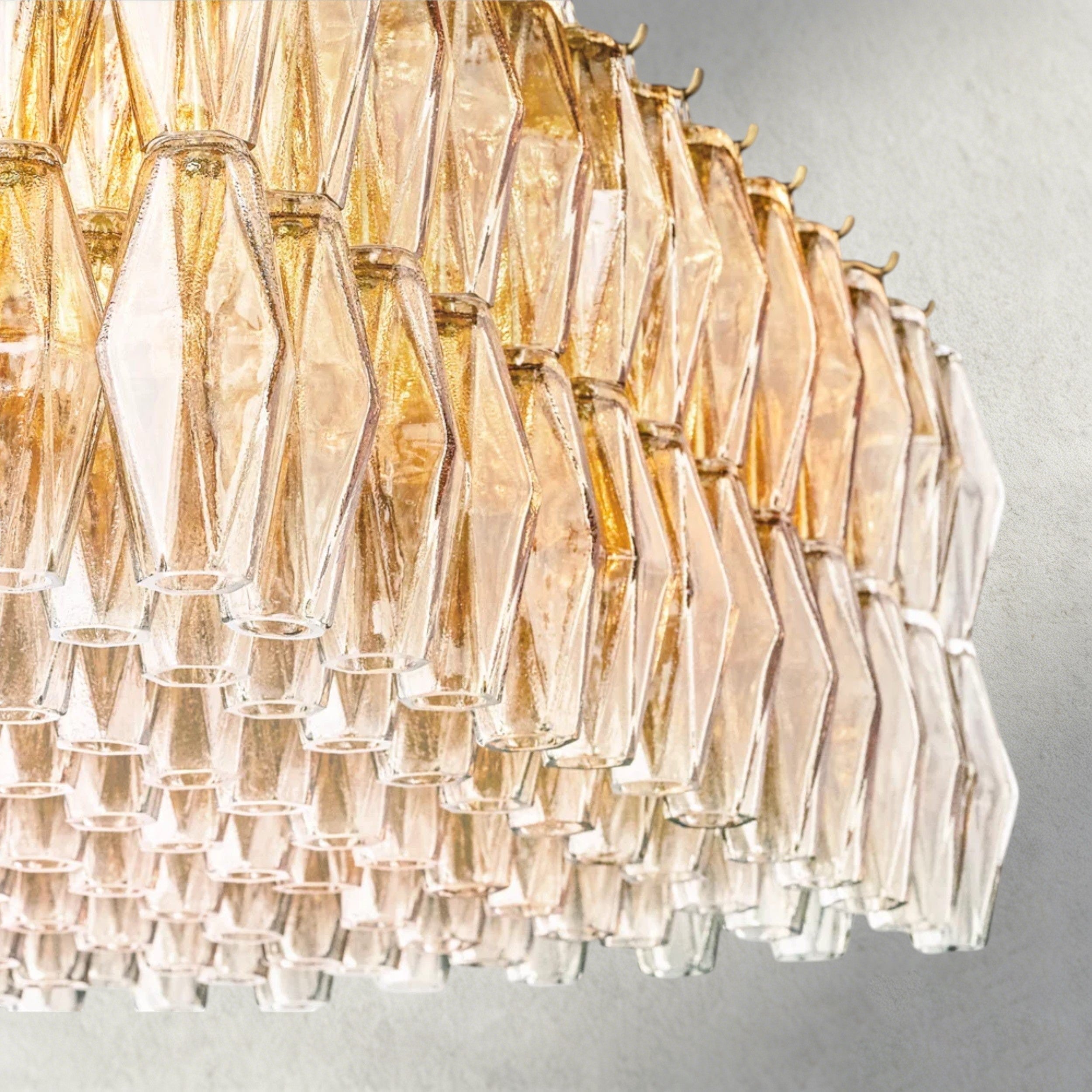 CHIARA CLEAR/ SMOKE GLASS RECTANGULAR CHANDELIER 54", 74"-chandelier-Briglighting