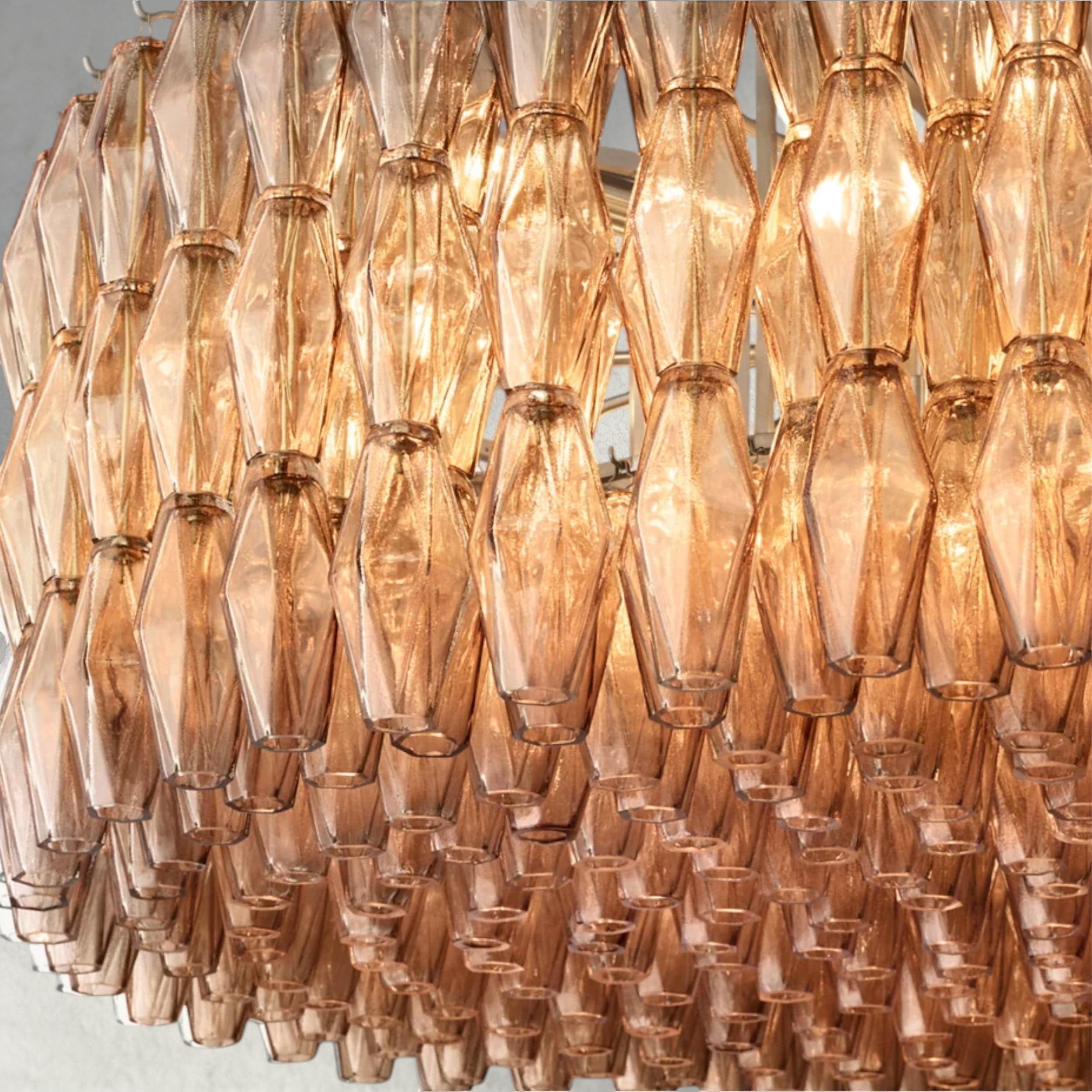 CHIARA CLEAR/ SMOKE GLASS ROUND CHANDELIER 37", 47", 62"-chandelier-Briglighting