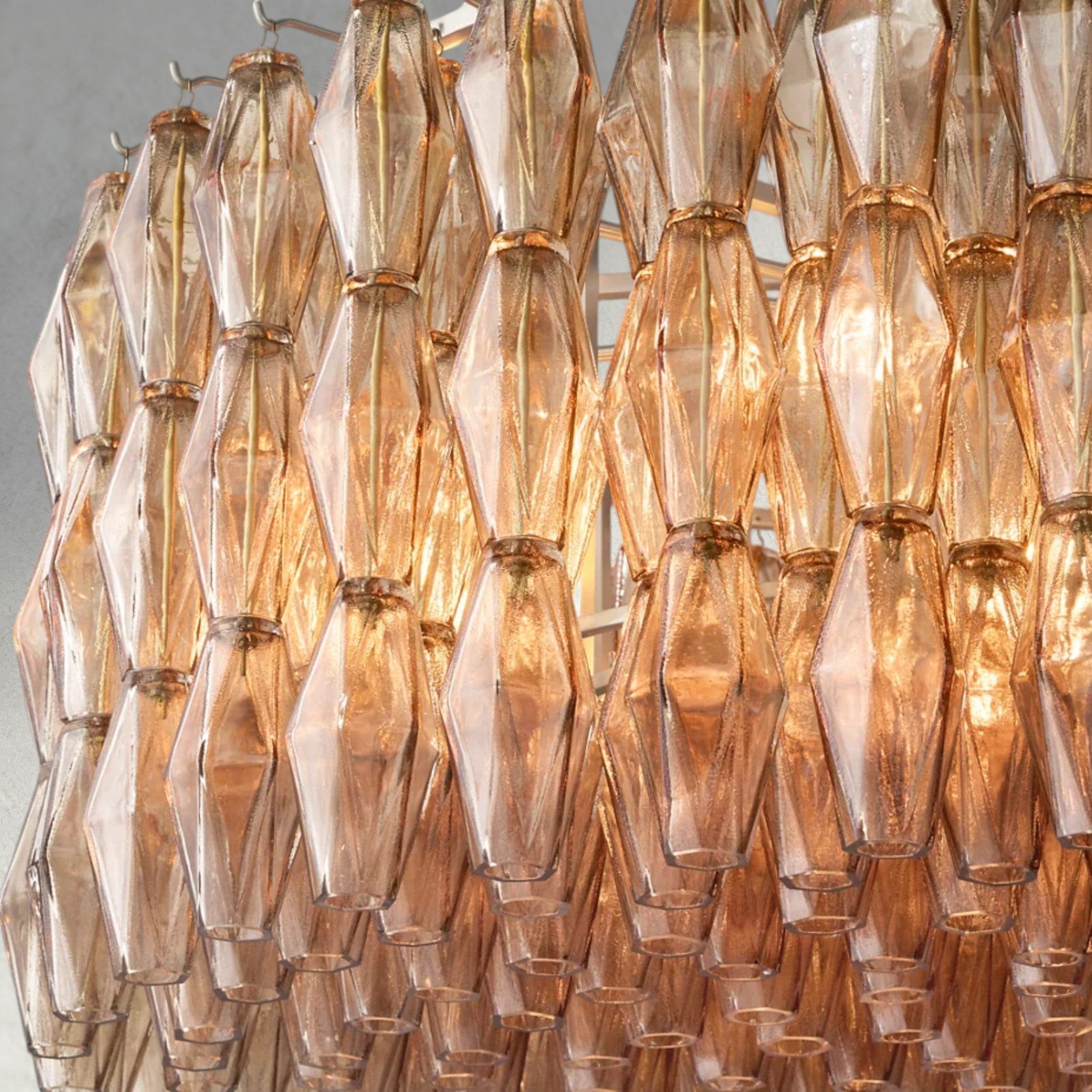 CHIARA CLEAR/ SMOKE GLASS ROUND CHANDELIER 37", 47", 62"-chandelier-Briglighting