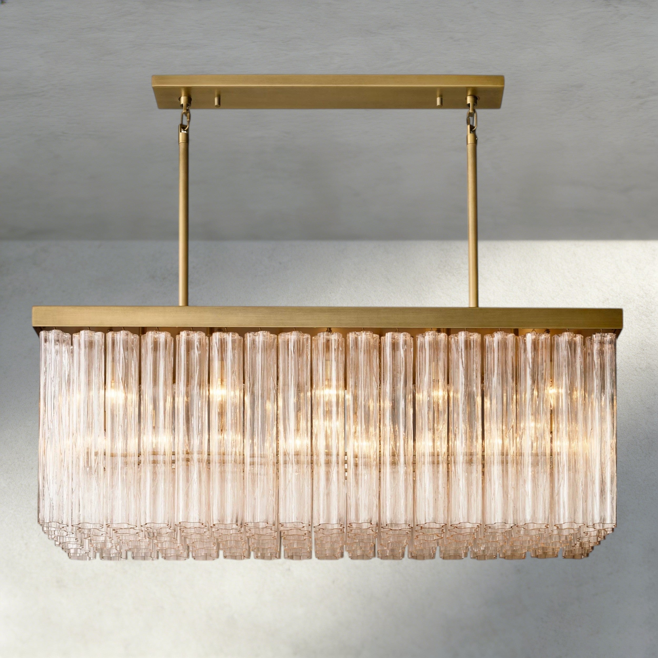 Cielo Rectangular Chandelier 54", 73"-chandelier-Briglighting