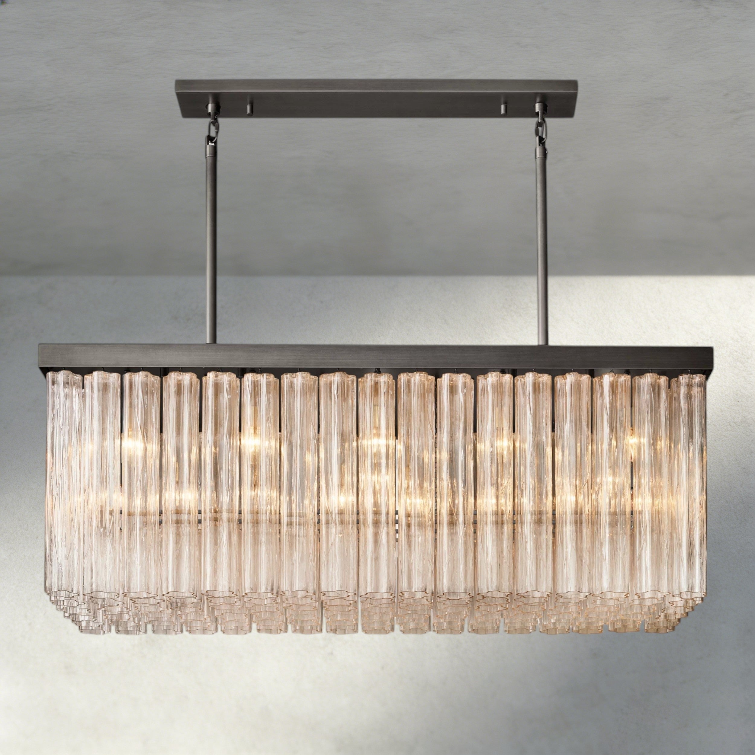 Cielo Rectangular Chandelier 54", 73"-chandelier-Briglighting