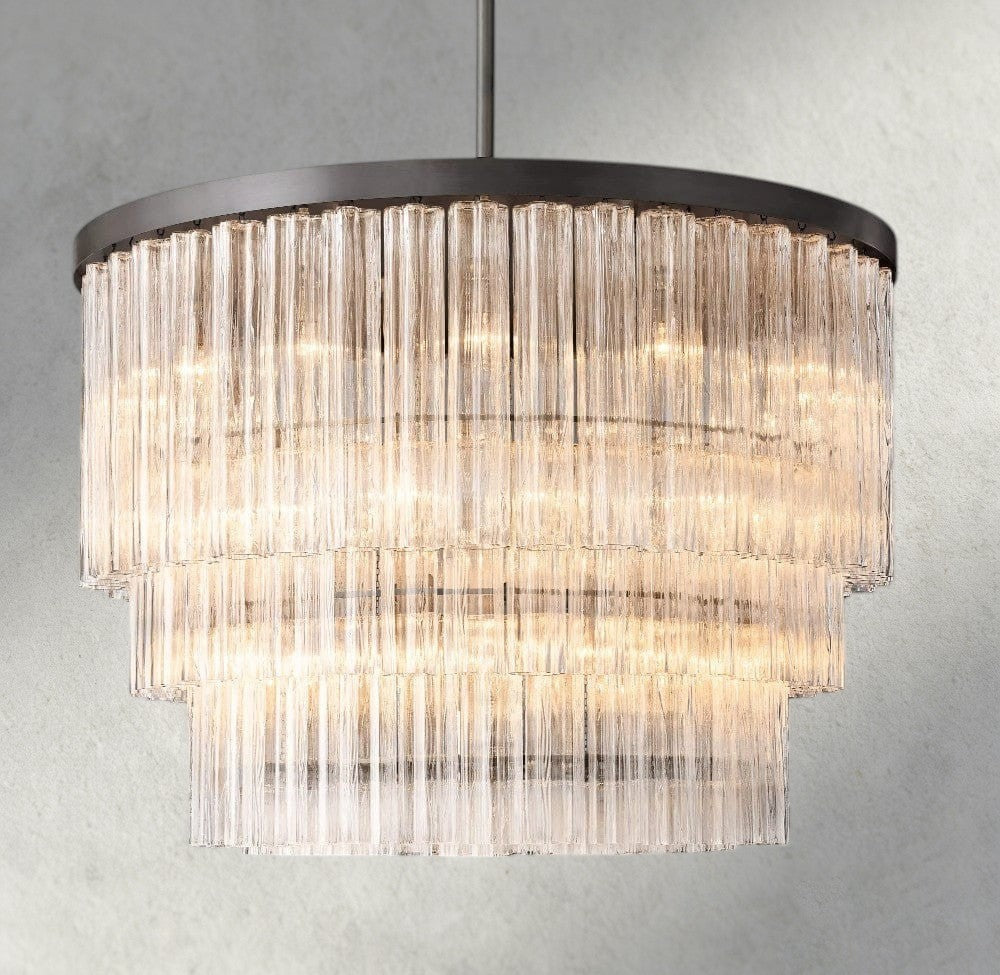 Cielo Three-Tier Round Chandelier 36", 48"-chandelier-Briglighting
