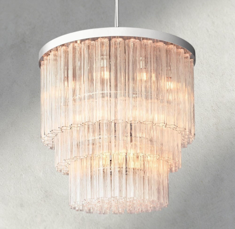 Cielo Three-Tier Round Chandelier 36", 48"-chandelier-Briglighting