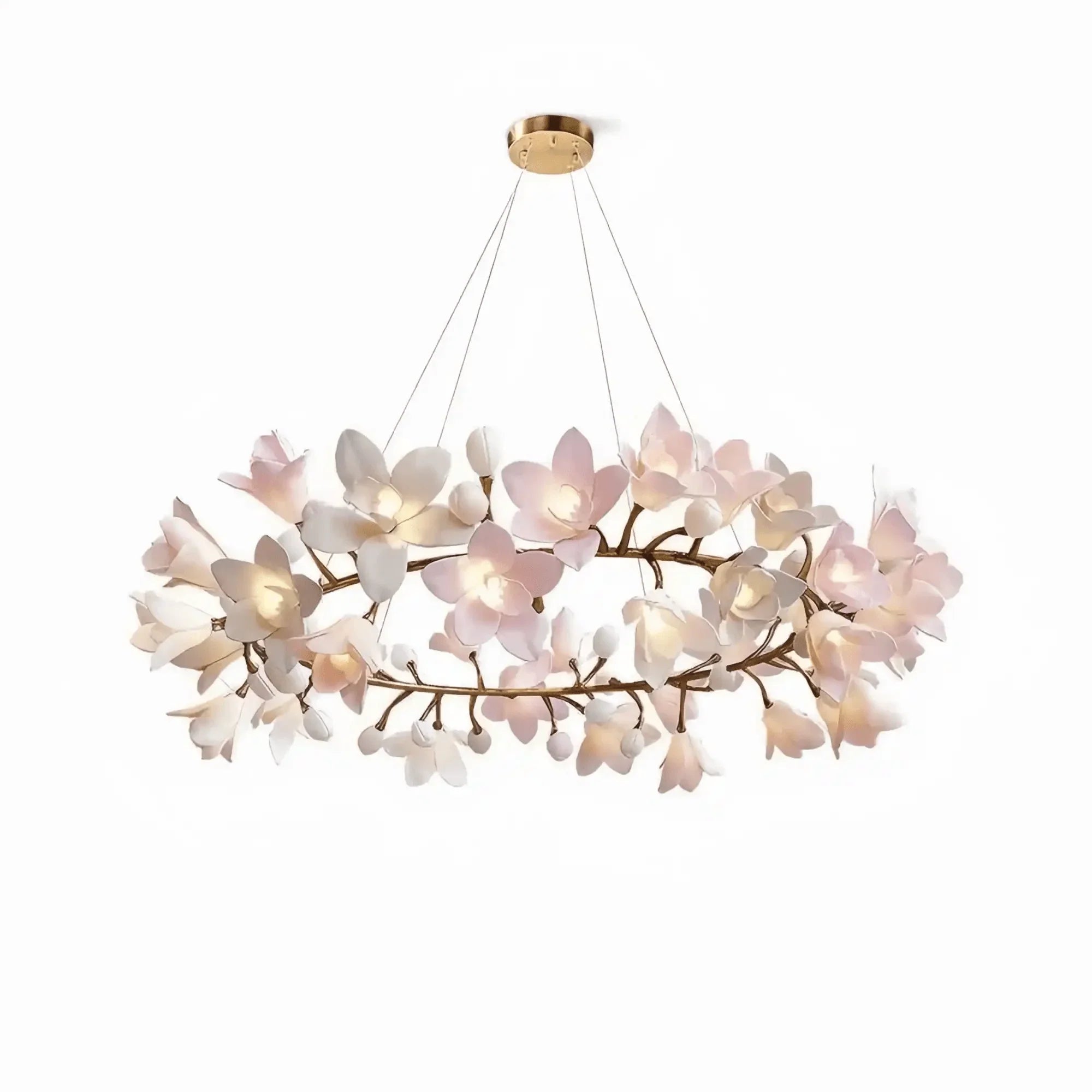 Circular Blossom Chandelier - L 59.1″(150cm) x W 17.7″(45cm) x H 17.7″(45cm)-Briglighting
