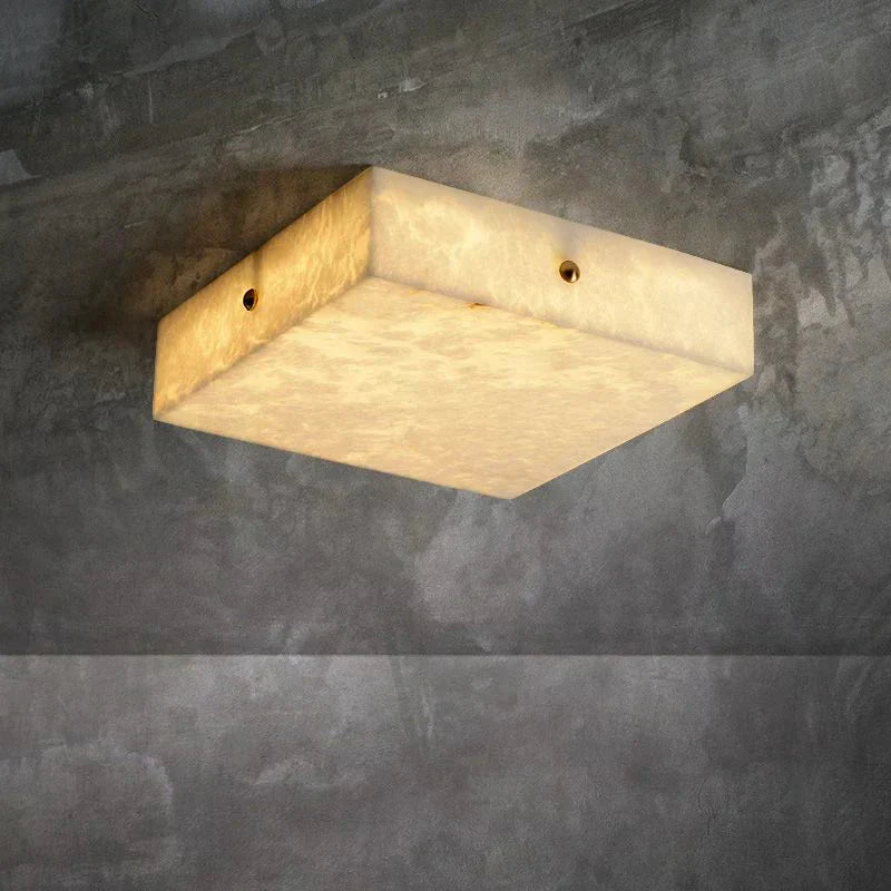 Coral Modern Alabaster Flushmount, Designer Ceiling Light Fixtures-Chandelier-Briglighting