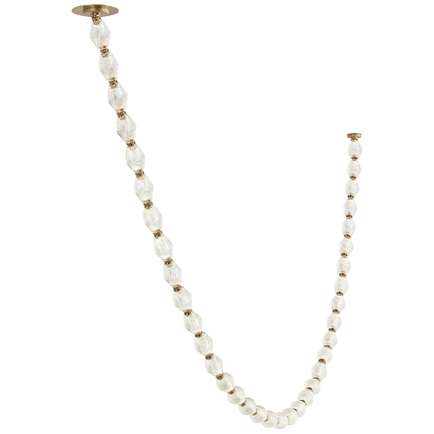 Creative Glass Pearl Necklace Pendant Chandelier for Living/Dining Room/Staircase-Briglighting