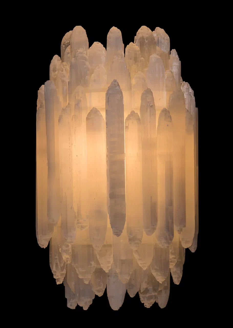 Shahida Selenite Wall Sconce 13"H-Briglighting