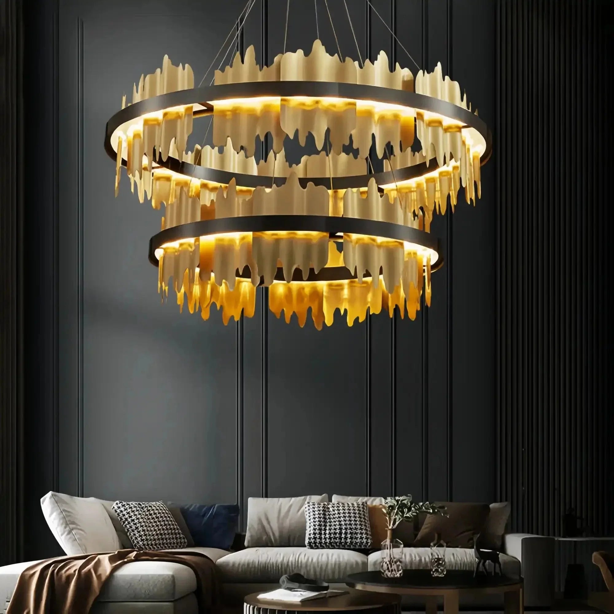 Dahlia Multiple Tier Round Chandelier - Style BBriglighting