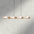 BLACK & WHITE Daphne Linear Chandelier 62"