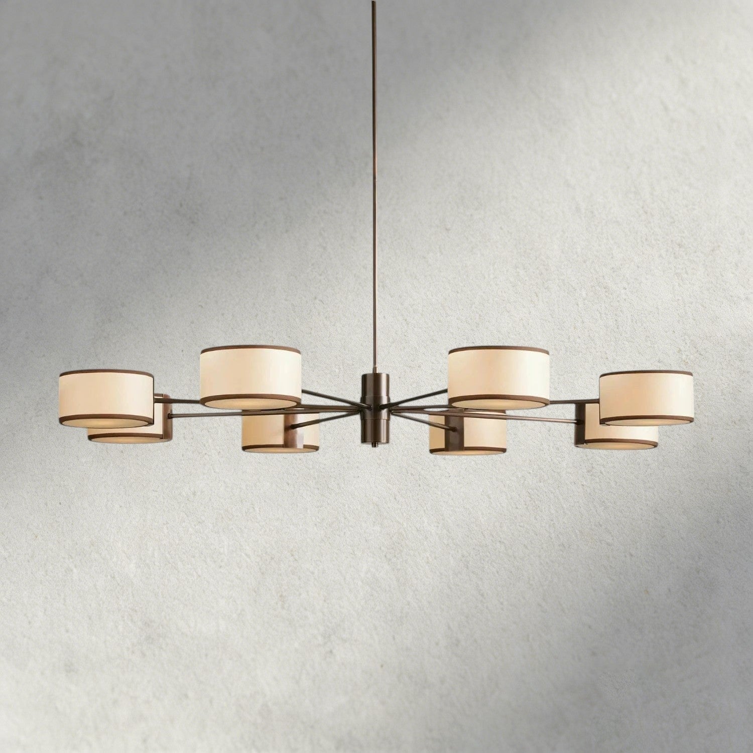 60" / ECRU Daphne Round Chandelier 48", 60"