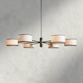 48" / BLACK & WHITE Daphne Round Chandelier 48", 60"