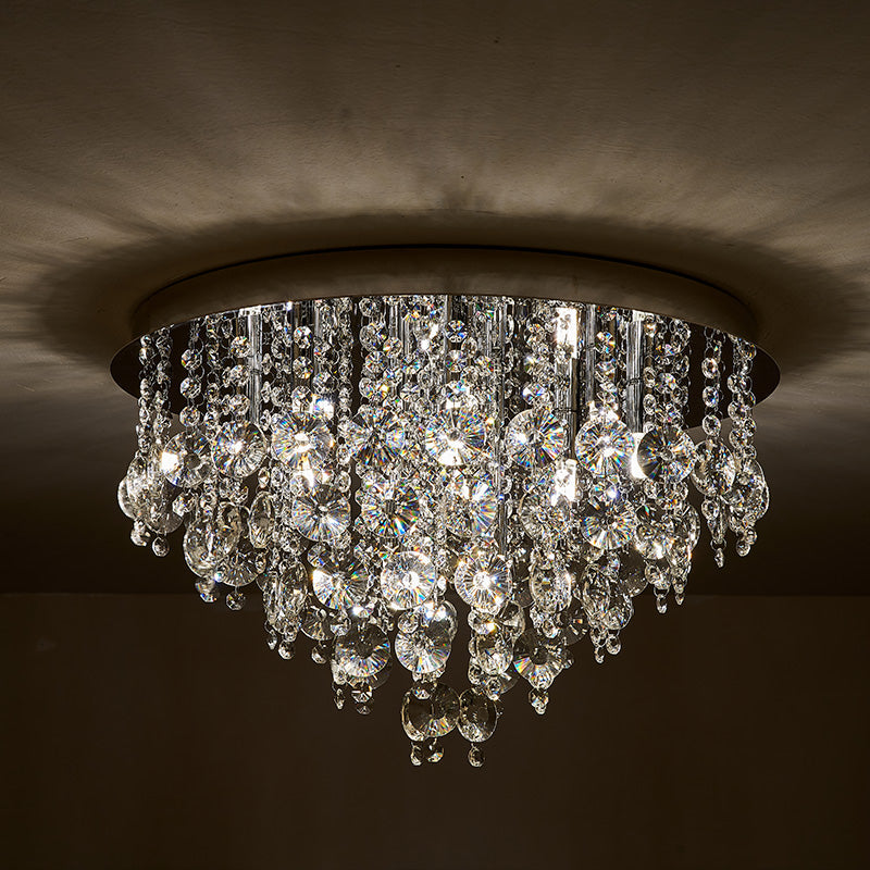 Flush Mount Crystal Ceiling Lighting-NORMAL-Briglighting